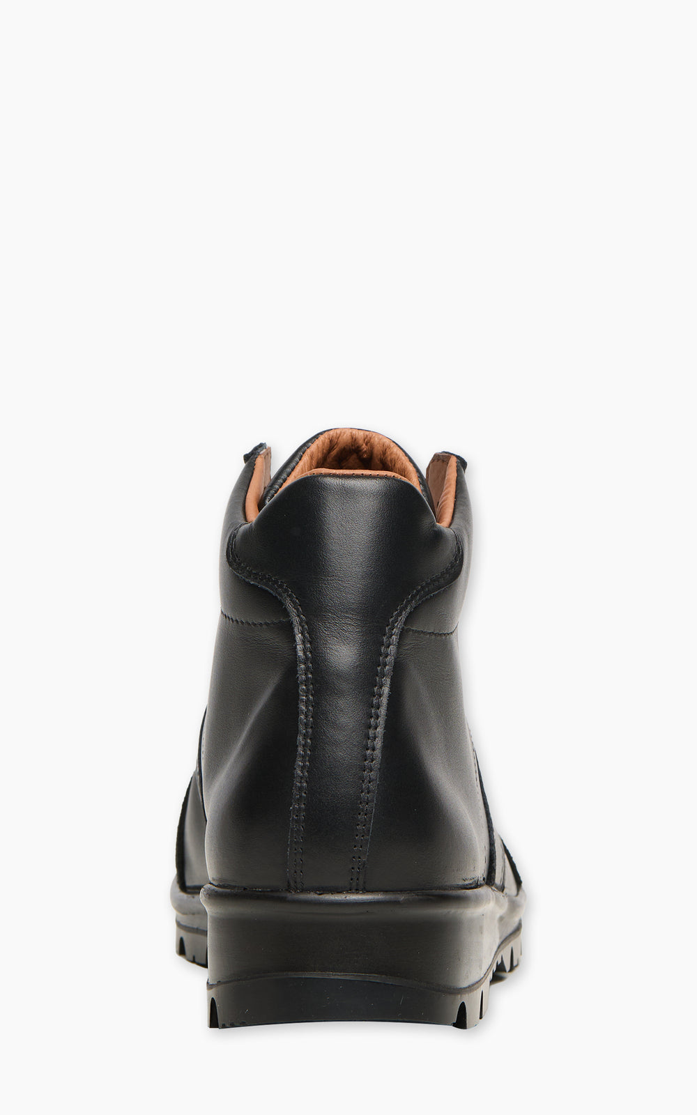 Reproduction Of Found 1762L German Military Trainer Mid Black Leather