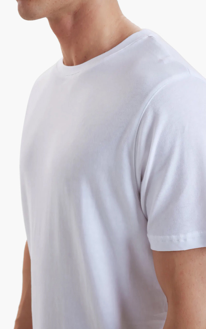 Resteröds R-Neck Bamboo Tee White