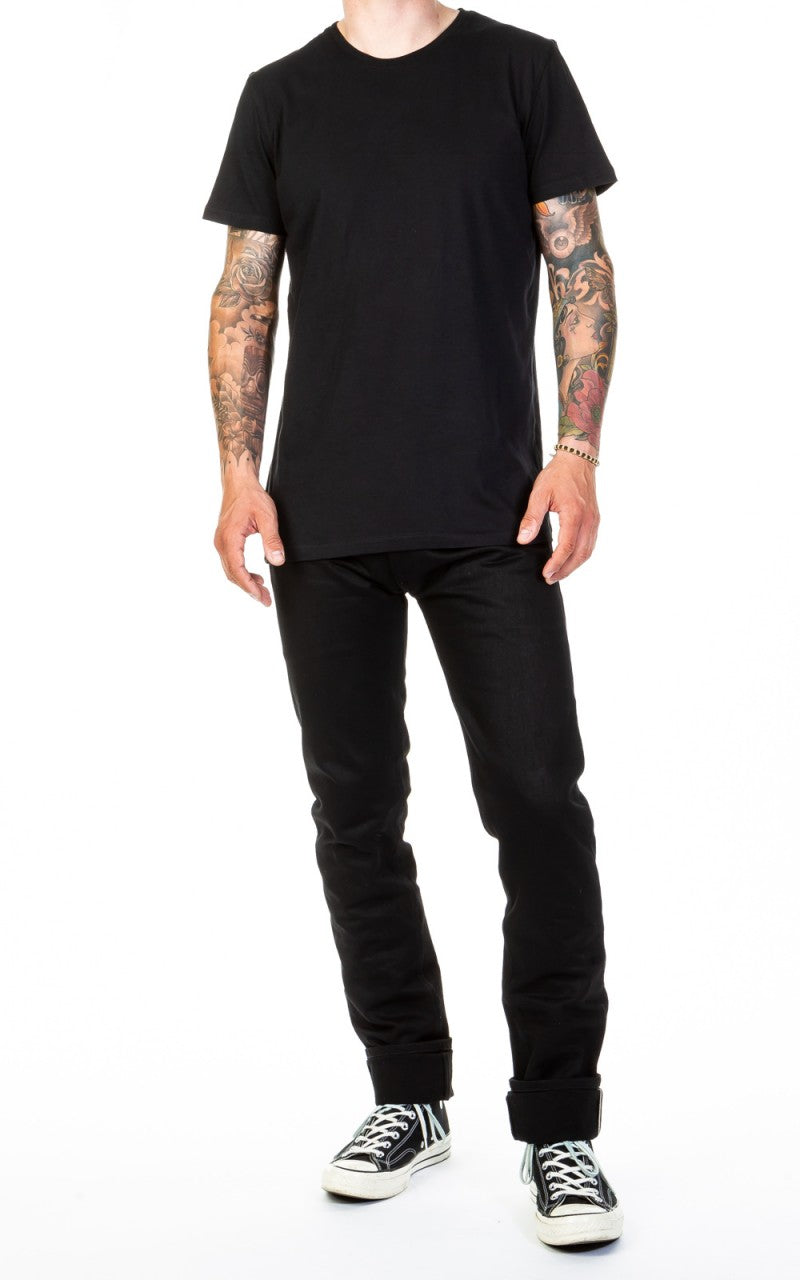 Resteröds R-Neck Tee Black