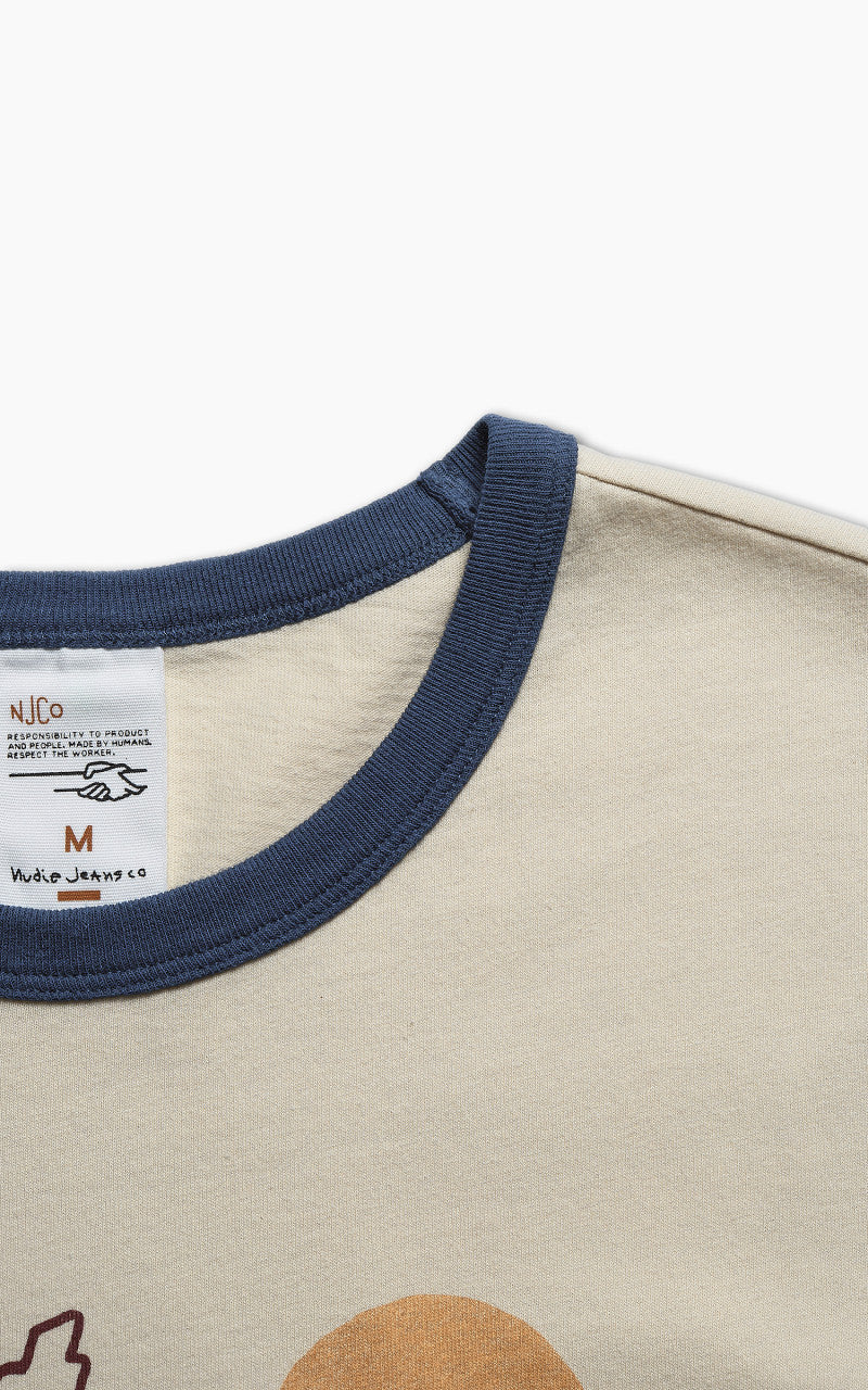 Nudie Jeans Ricky Push The River Ivory