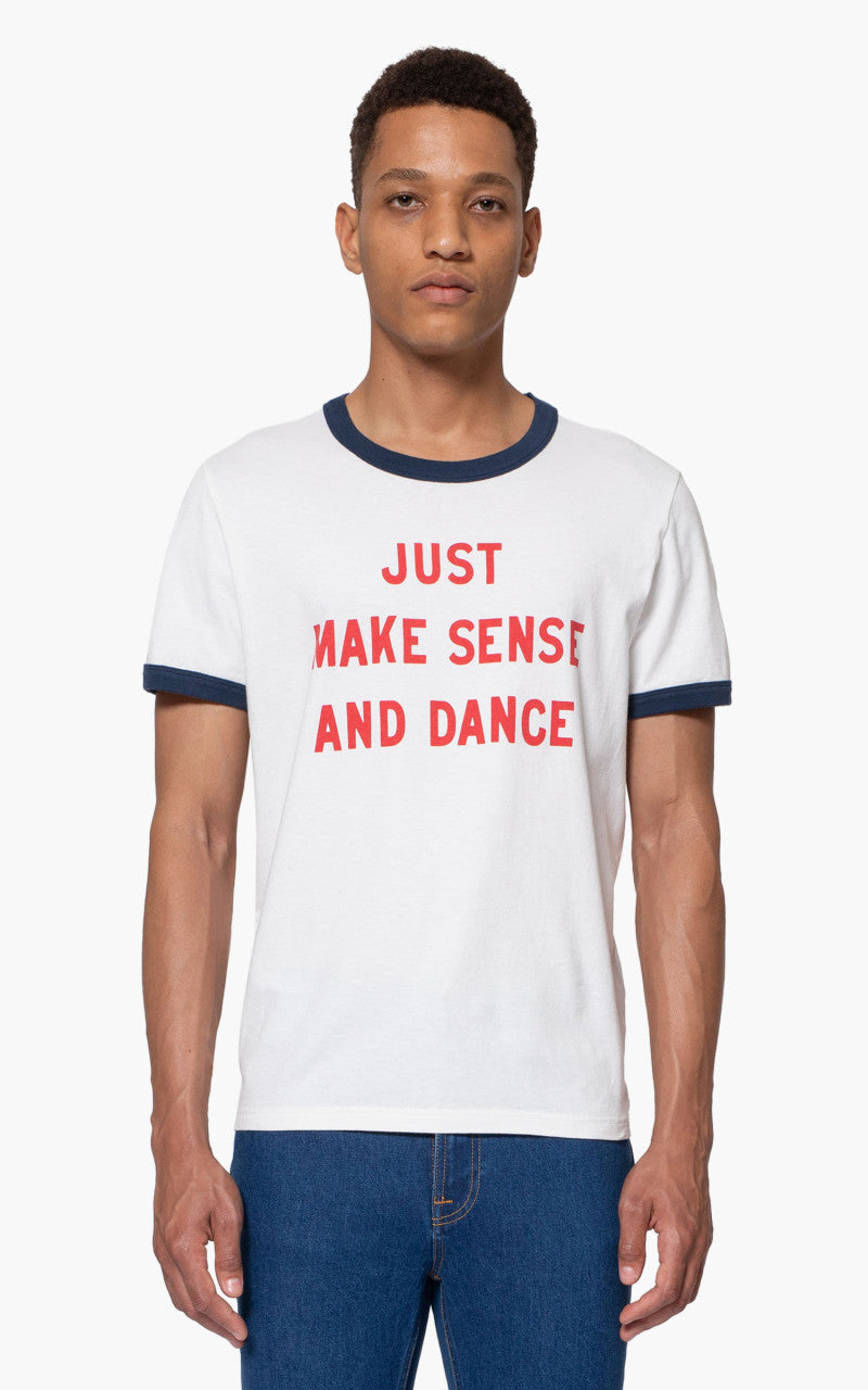 Nudie Jeans Ricky Sense Dance Chalk White