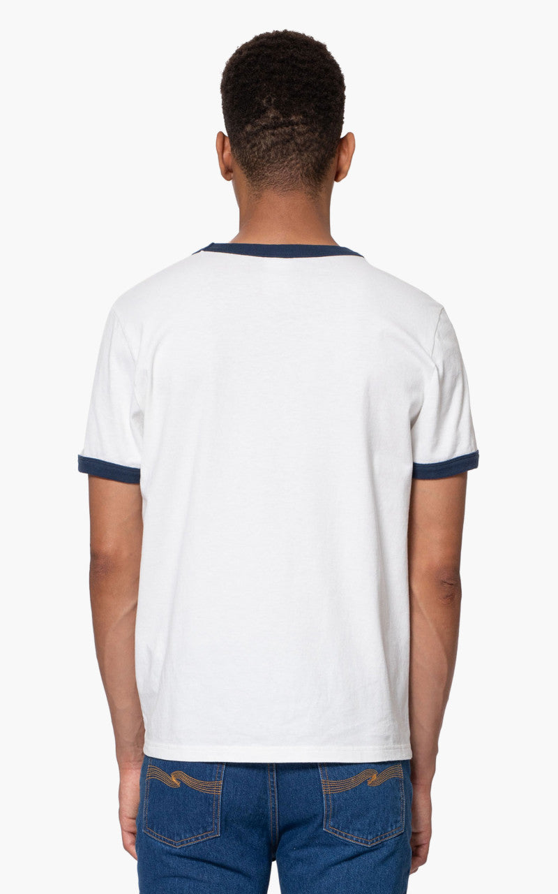 Nudie Jeans Ricky Sense Dance Chalk White