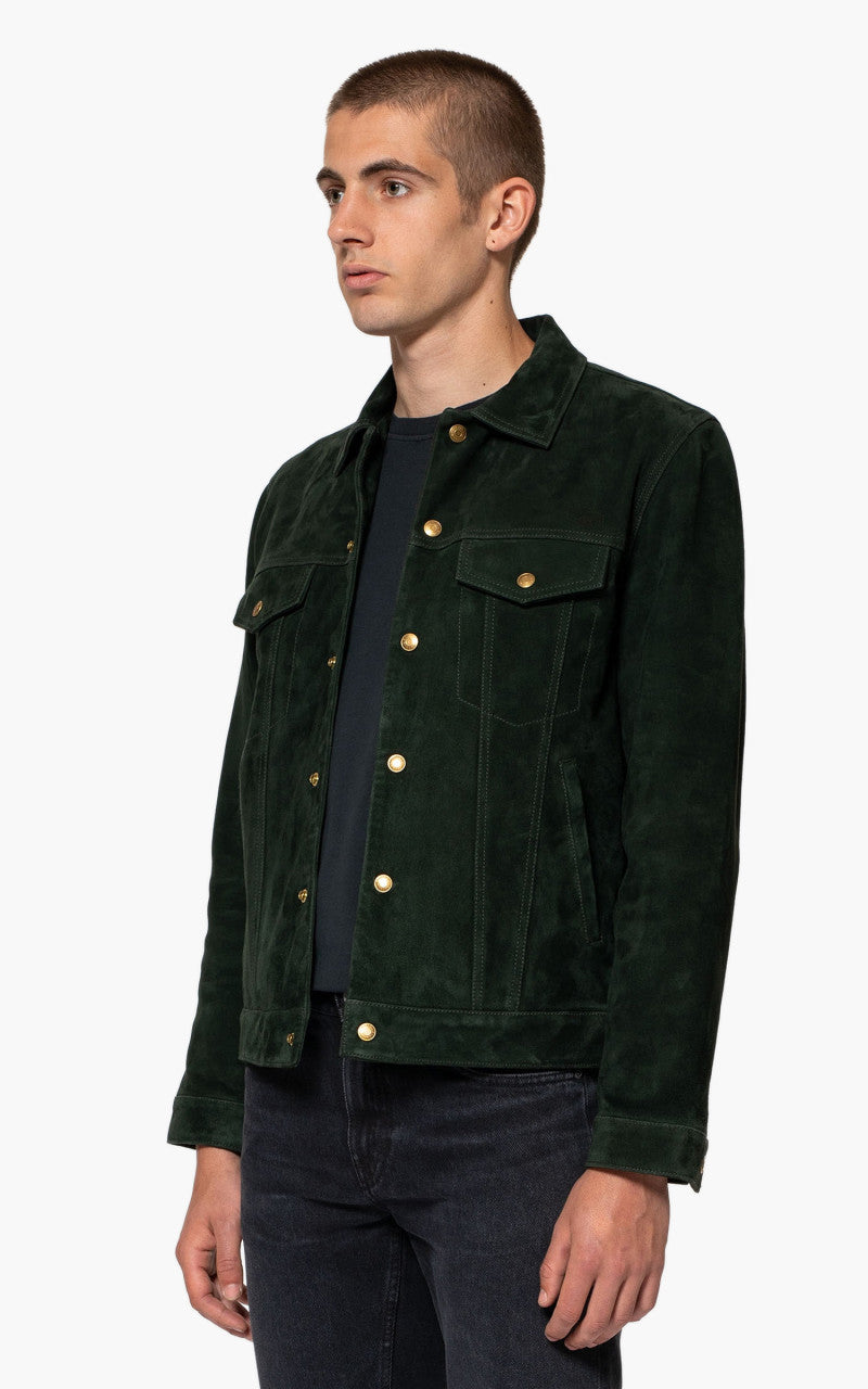 Nudie Jeans Robby Nubuck Racing Green