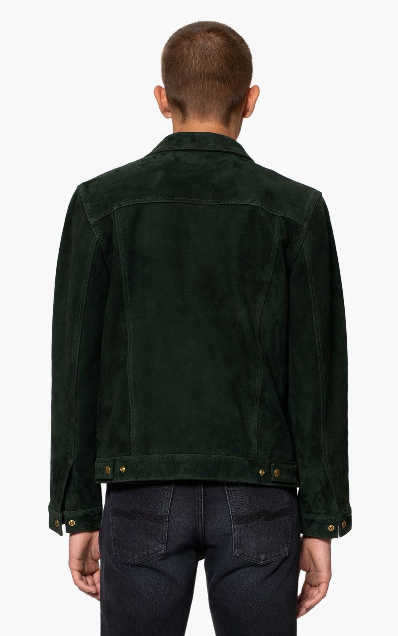 Nudie Jeans Robby Nubuck Racing Green