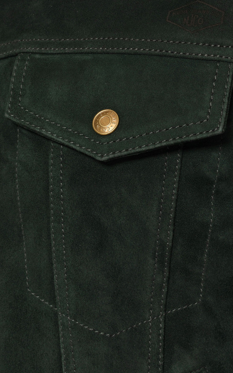 Nudie Jeans Robby Nubuck Racing Green