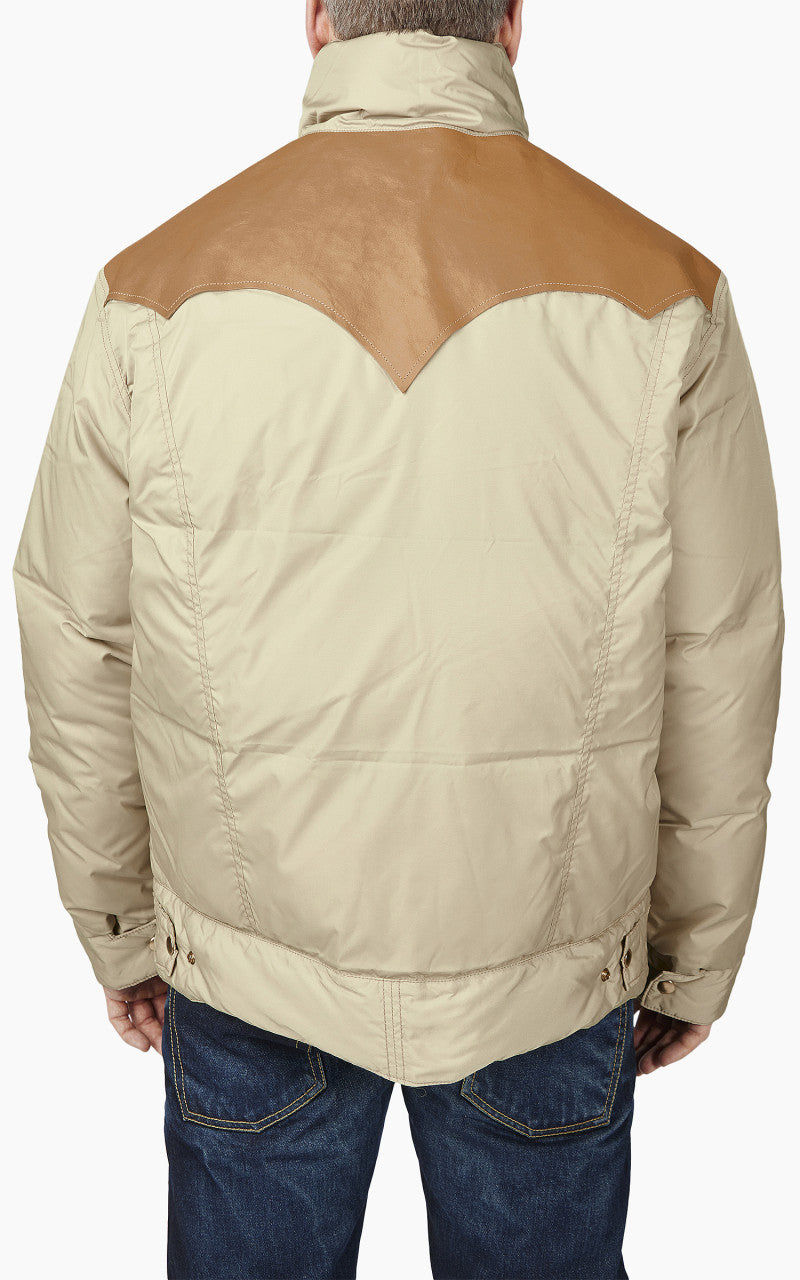 Rocky Mountain Featherbed Down Short Shell Jacket Tan
