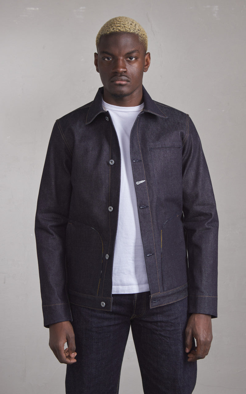 Rogue Territory Supply Jacket Lined Indigo 15oz
