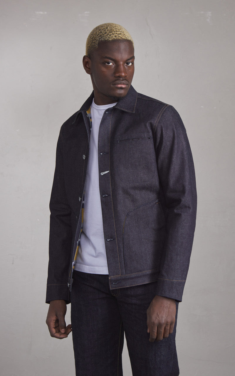 Rogue Territory Supply Jacket Lined Indigo 15oz