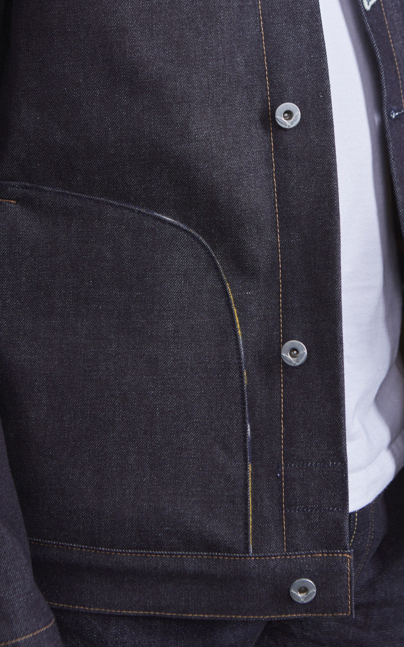 Rogue Territory Supply Jacket Lined Indigo 15oz