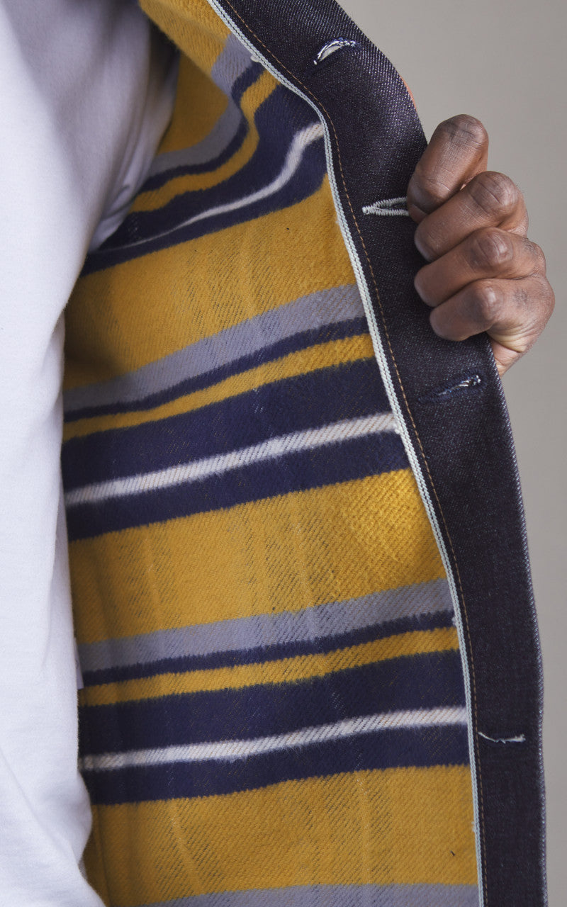 Rogue Territory Supply Jacket Lined Indigo 15oz