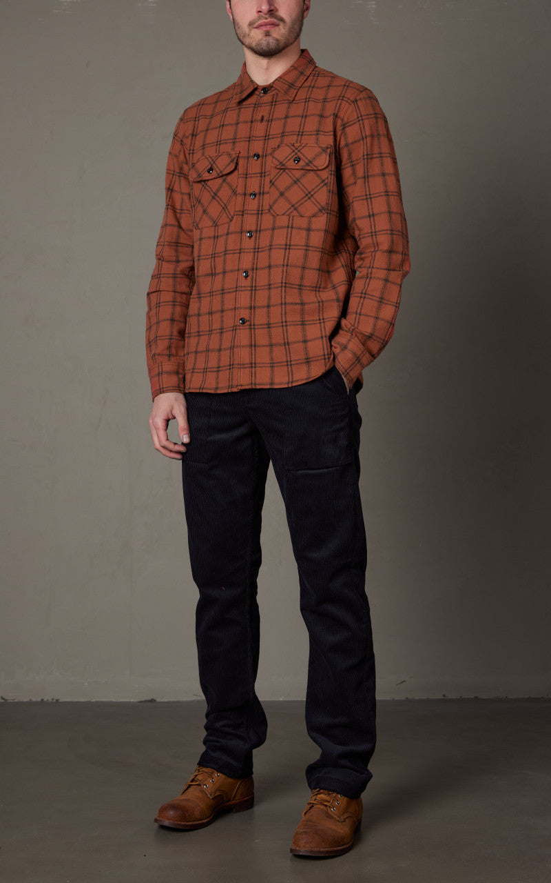 Rogue Territory Field Shirt Rust Plaid