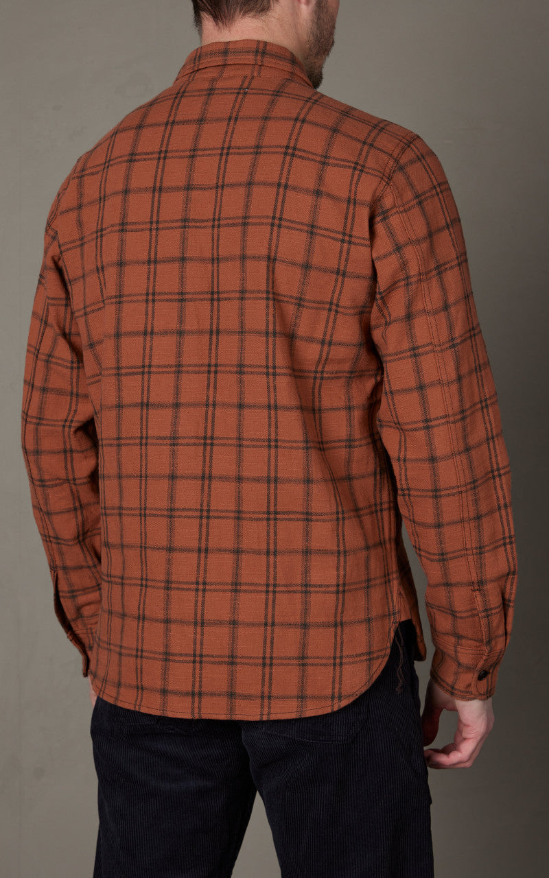 Rogue Territory Field Shirt Rust Plaid
