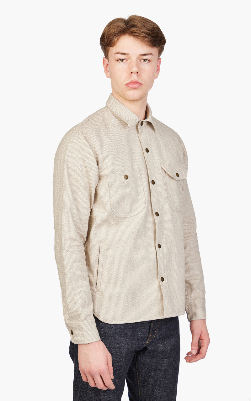 Rogue Territory Service Shirt Natural Sashiko