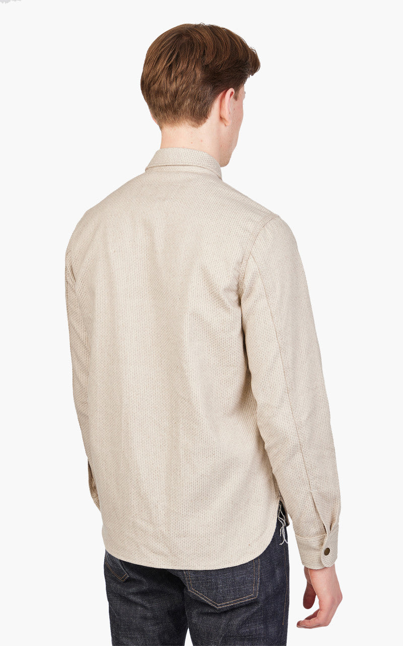 Rogue Territory Service Shirt Natural Sashiko
