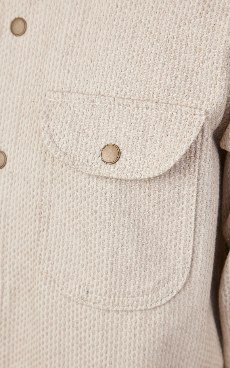 Rogue Territory Service Shirt Natural Sashiko