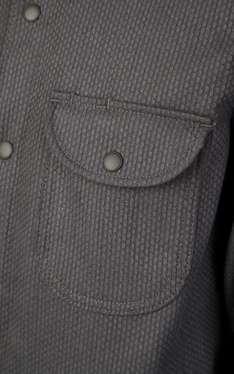 Rogue Territory Service Shirt Grey Sashiko