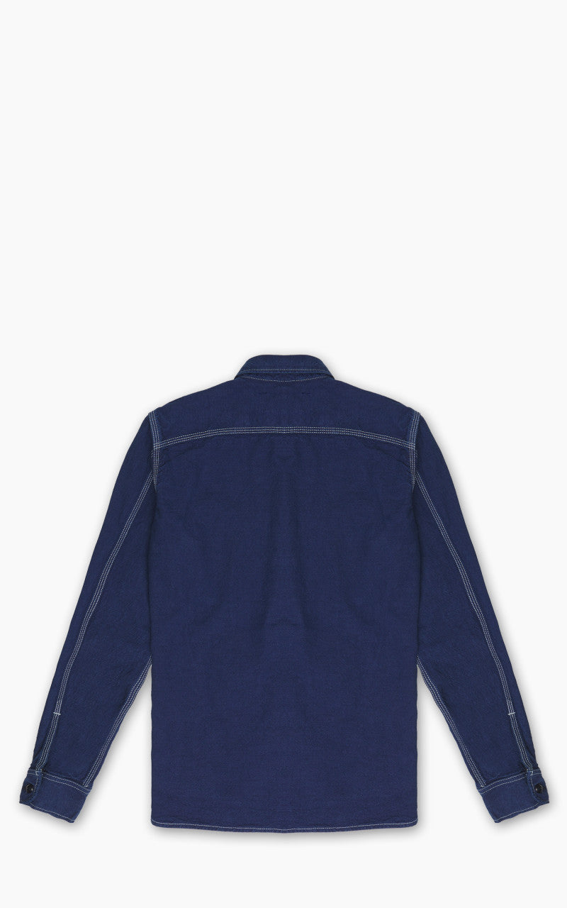 Rogue Territory Work Shirt Overdyed Blue 10oz