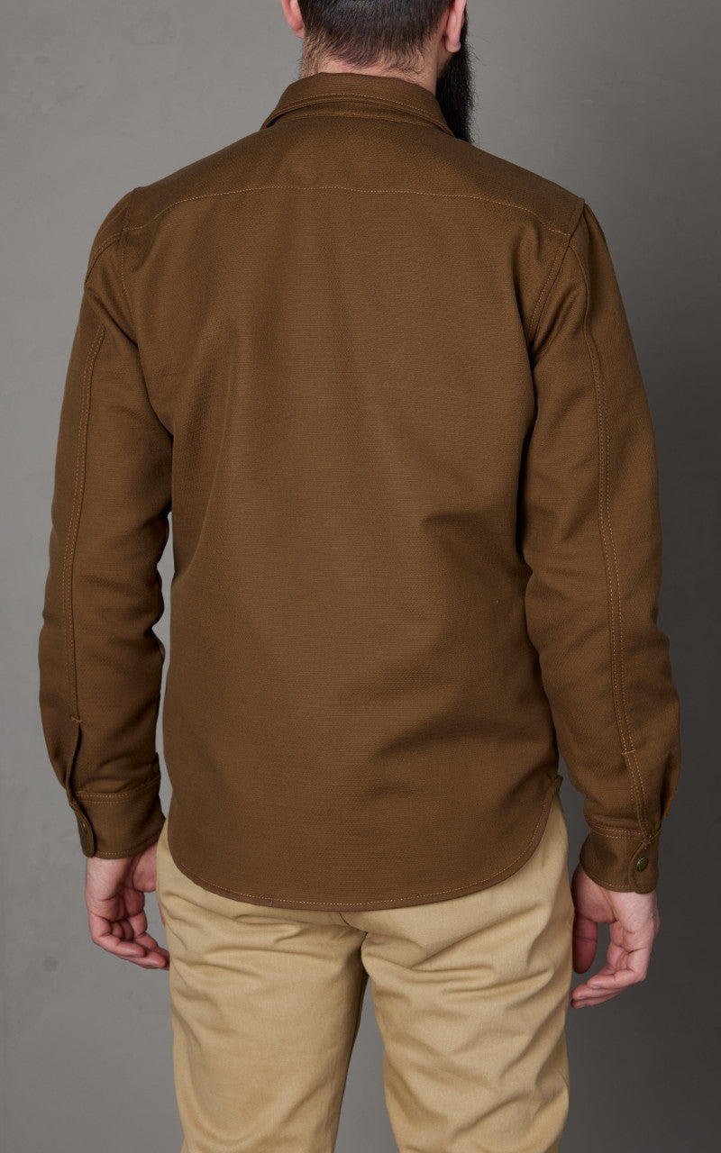 Rogue Territory Oxford Overshirt Brushed Brown