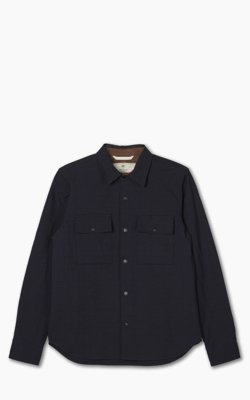Rogue Territory Oxford Overshirt Nylon Grid Navy