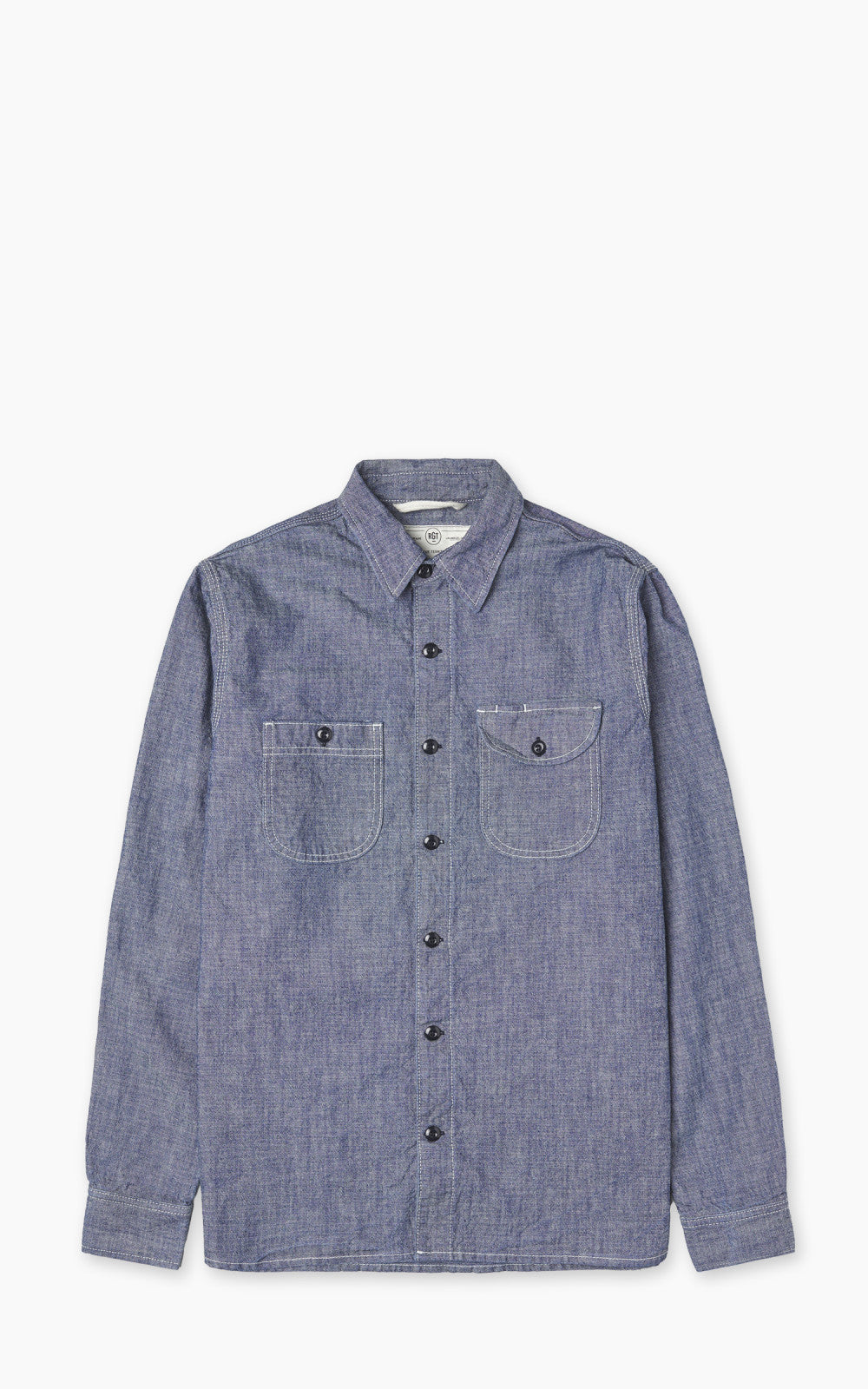 Rogue Territory Work Shirt Rinsed Chambray Indigo