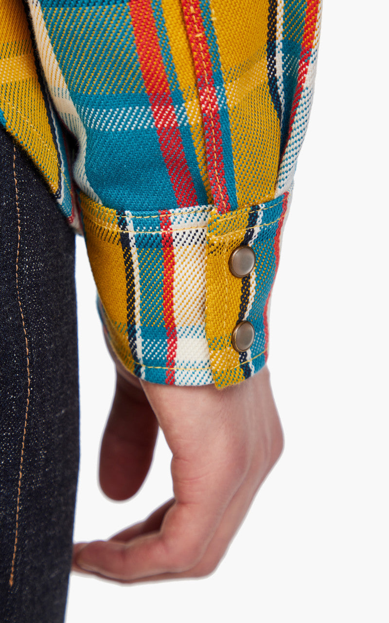 Rogue Territory Western Shirt Yellow Selvedge Plaid