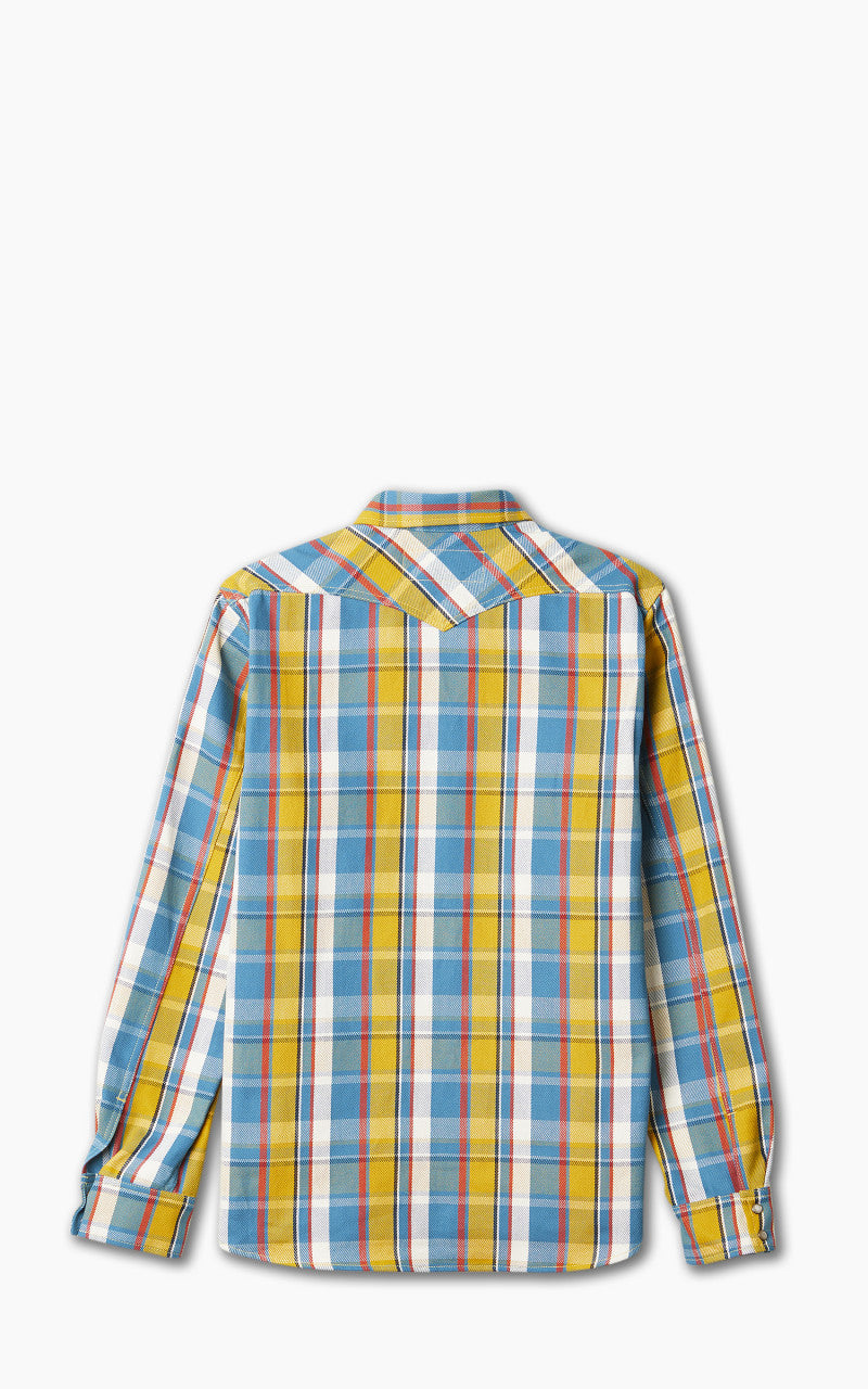 Rogue Territory Western Shirt Yellow Selvedge Plaid