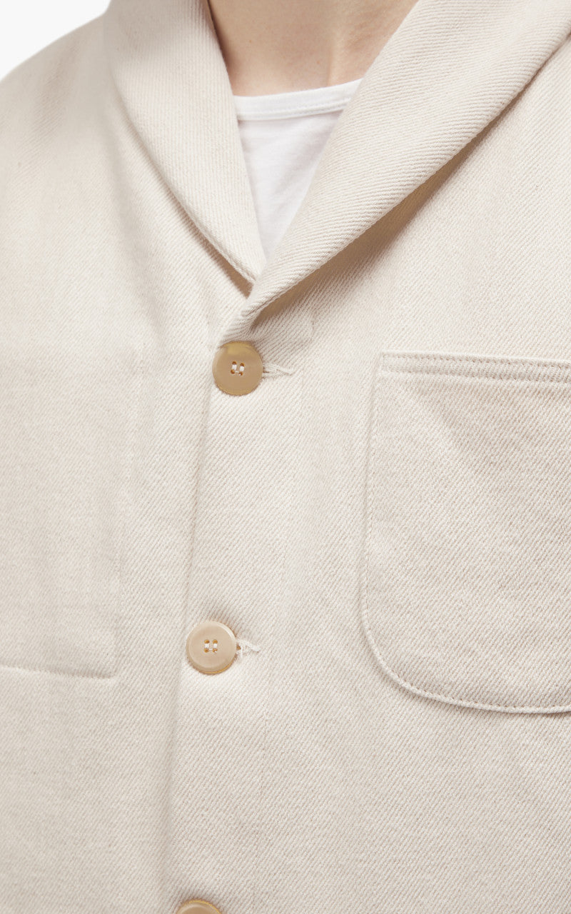 Rogue Territory Supply Jacket Shawl Collar Knit Denim Natural