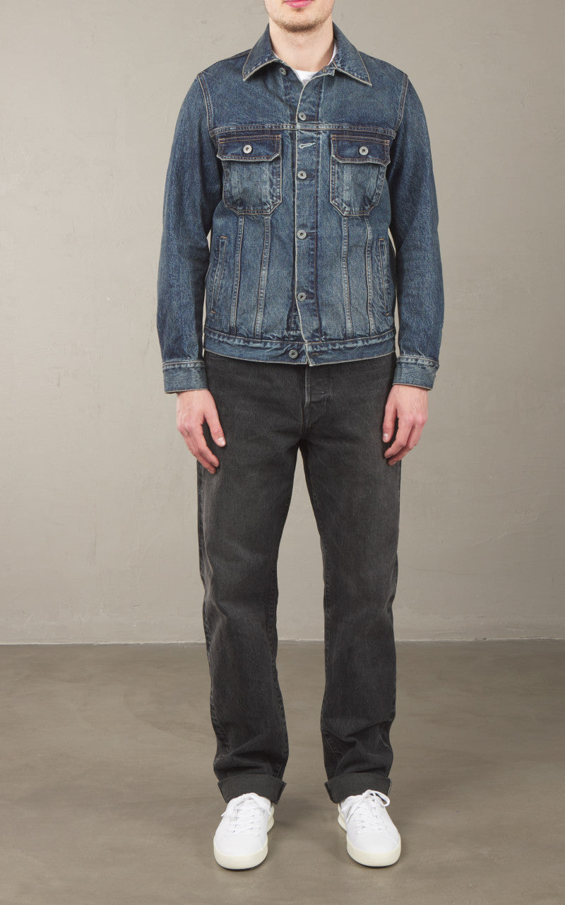 Rogue Territory Cruiser Jacket Medium Indigo Wash