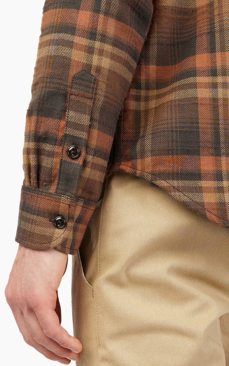 Rogue Territory Oxford Shirt Copper Plaid