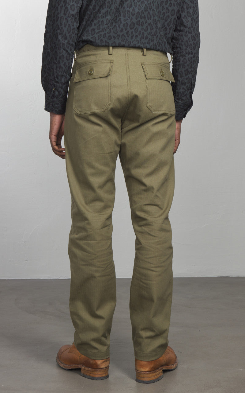 Rogue Territory Fatigue Pants Herringbone Olive
