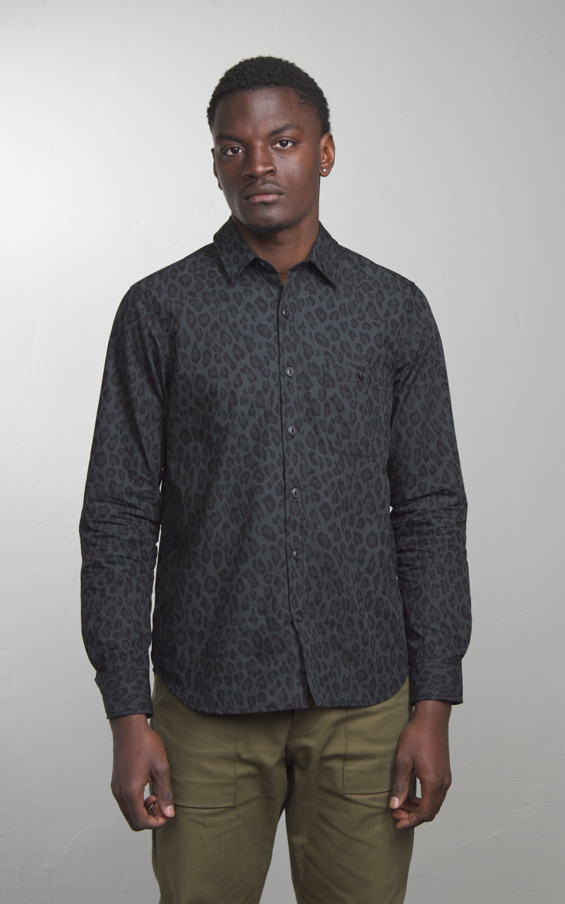 Rogue Territory Oxford Shirt Dark Cheetah Camo
