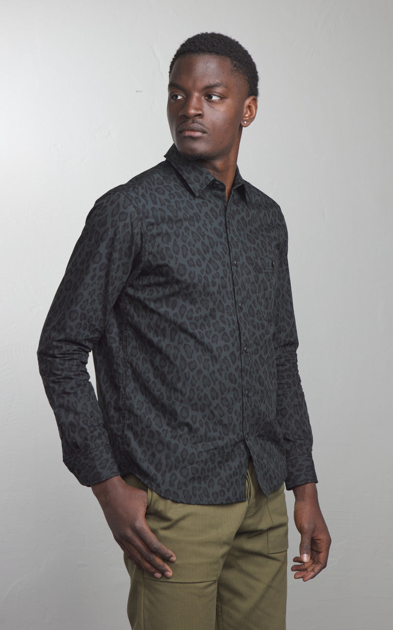 Rogue Territory Oxford Shirt Dark Cheetah Camo