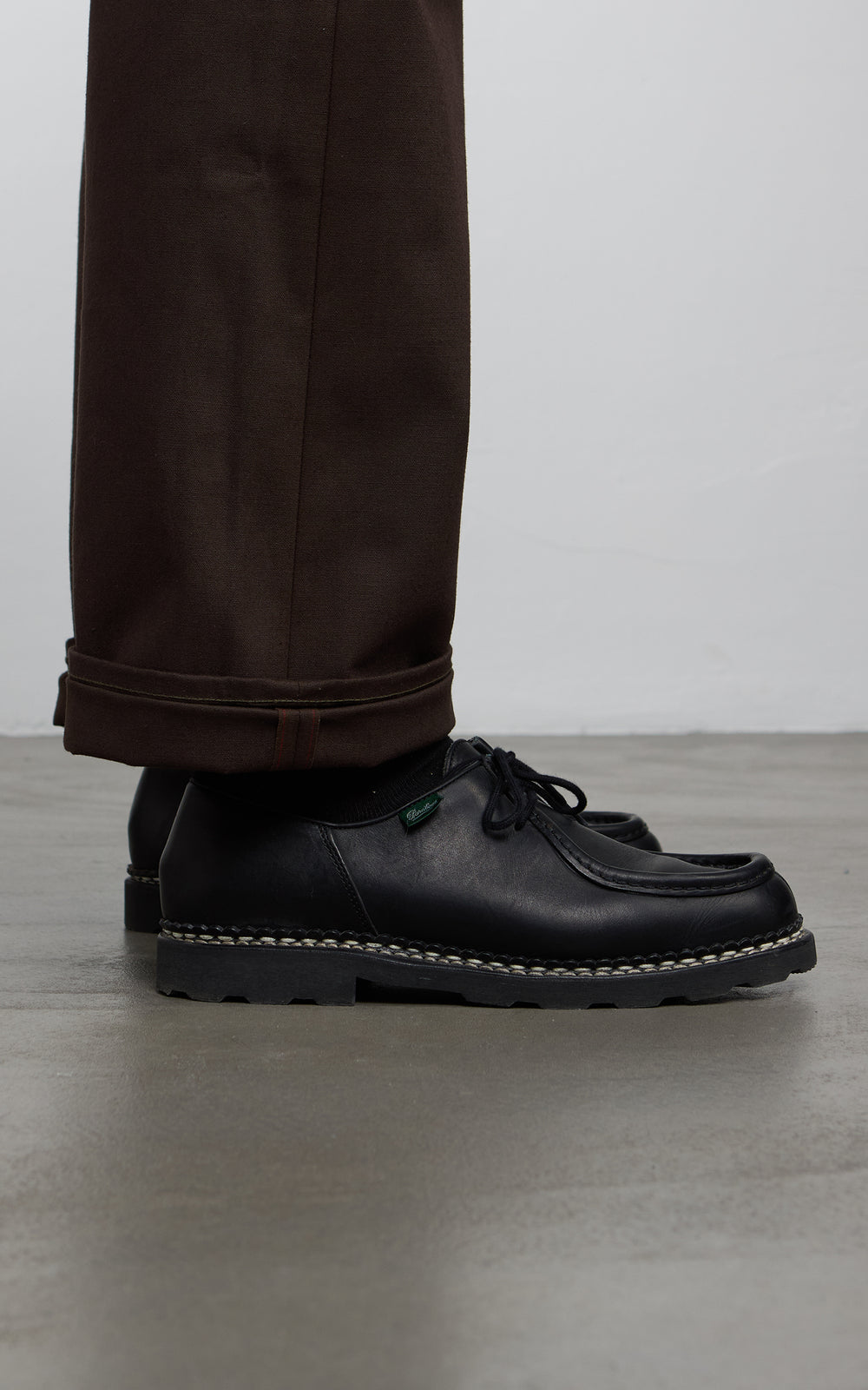Rogue Territory Relaxed Trouser Selvedge Canvas Dyed Brown