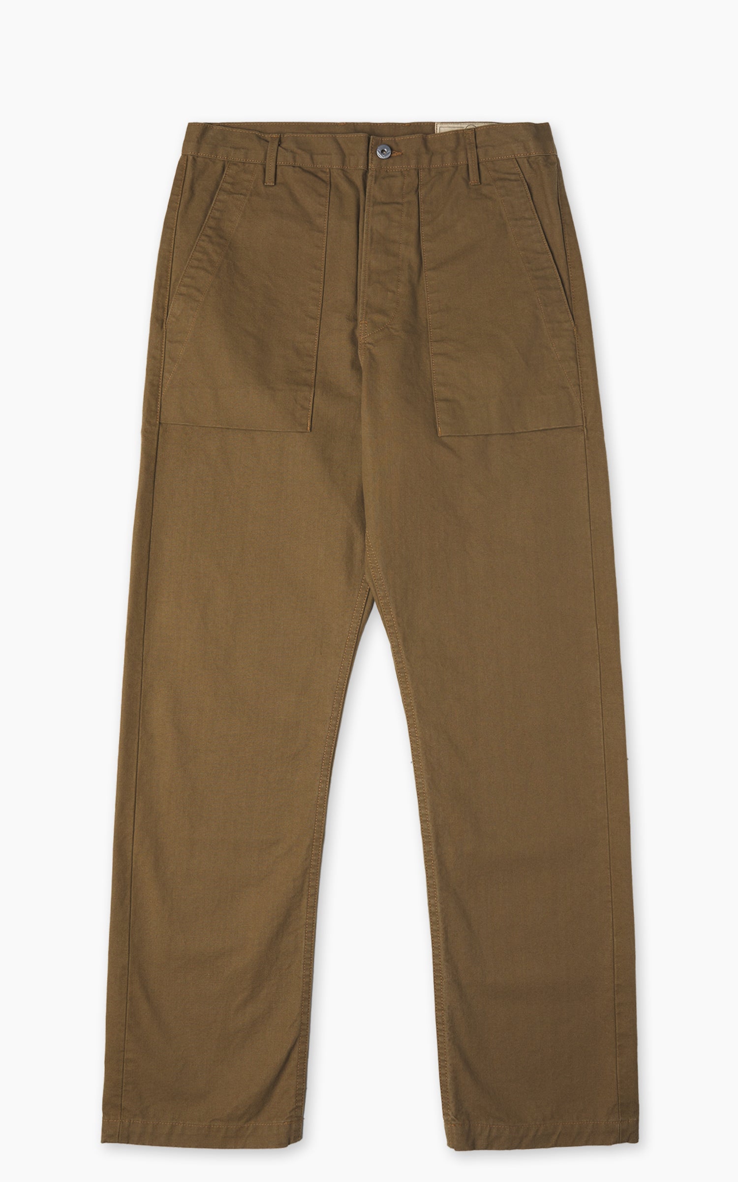 Rogue Territory Fatigue Pants Dyed Canvas Selvedge Golden Brown