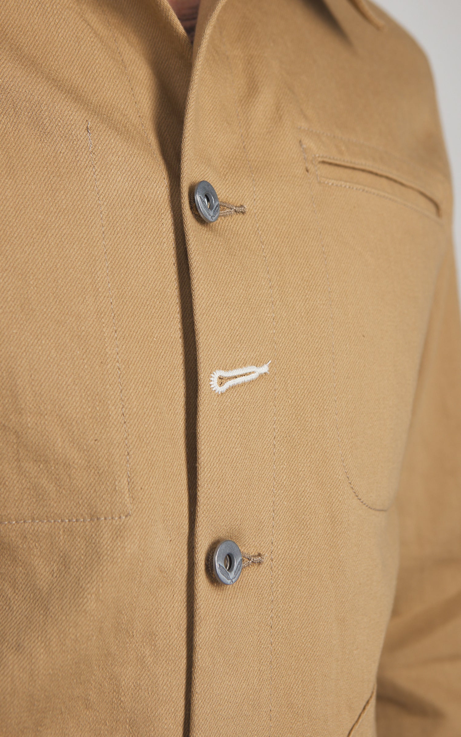 Rogue Territory Supply Jacket Rinsed Selvedge Tan 13.5oz