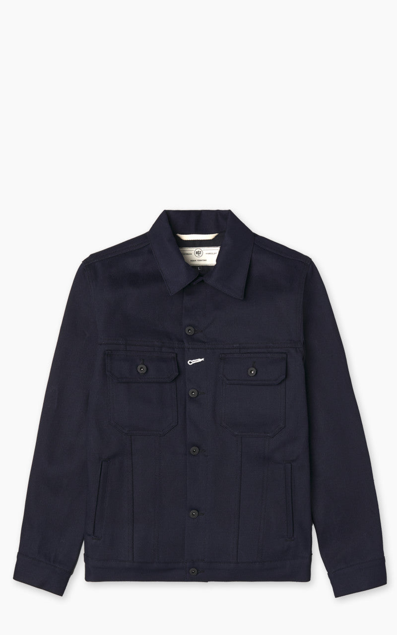 Rogue Territory Cruiser Jacket Selvedge Indigo x Black 13.5oz