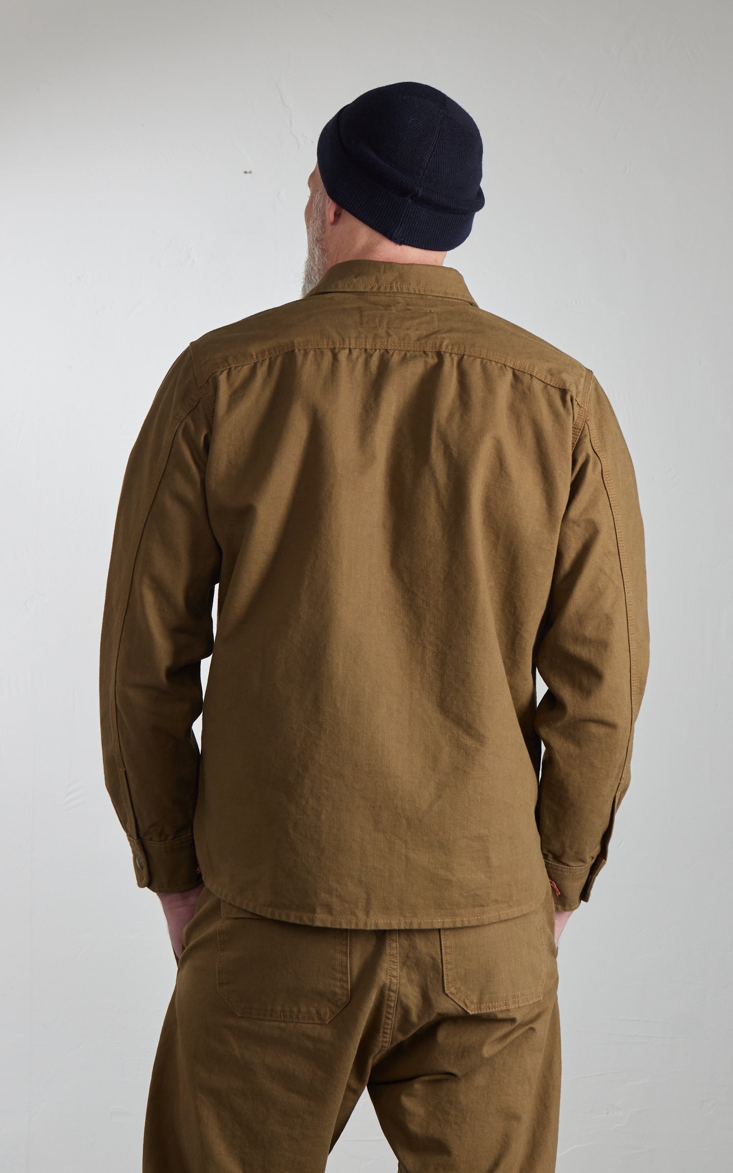 Rogue Territory Work Shirt Dyed Canvas Selvedge Golden Brown