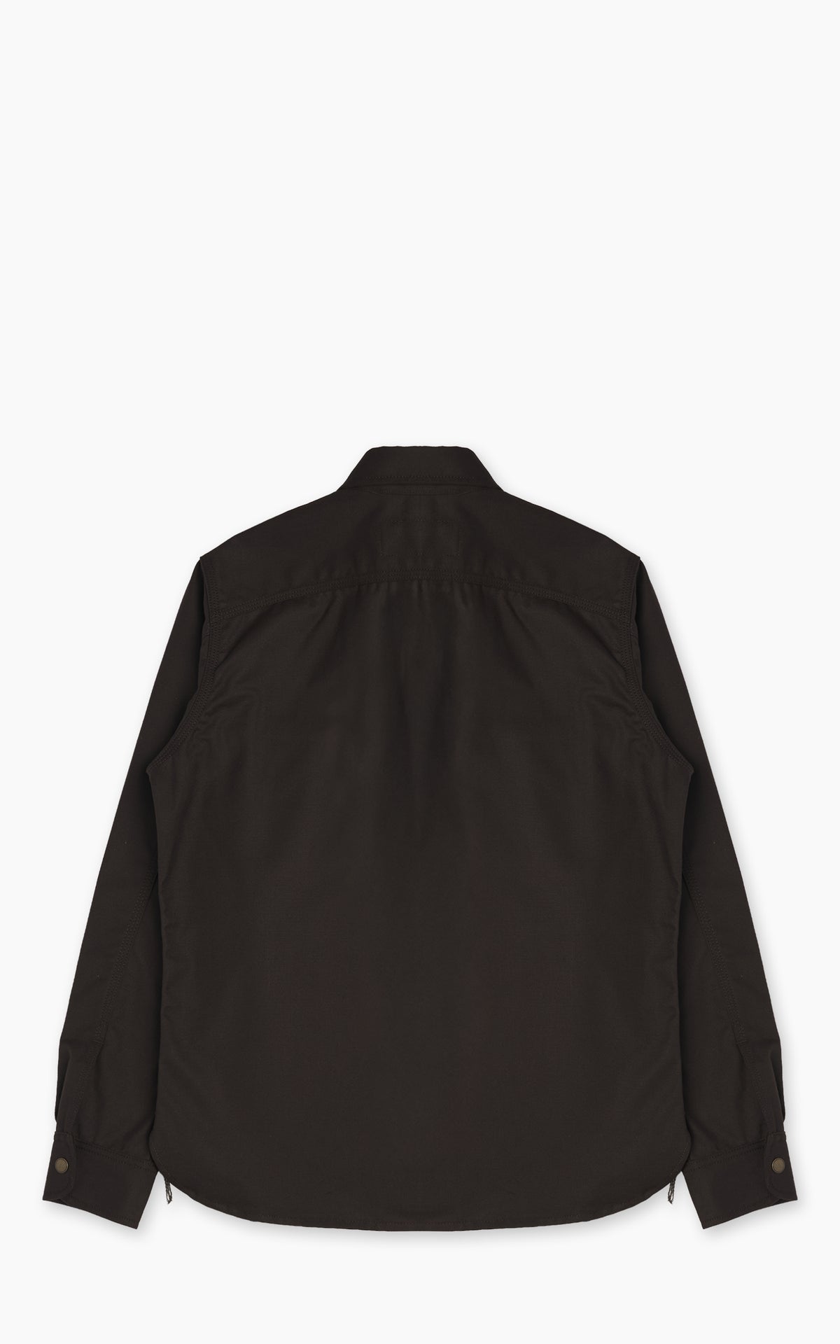 Rogue Territory Work Shirt Selvedge Canvas Dyed Brown