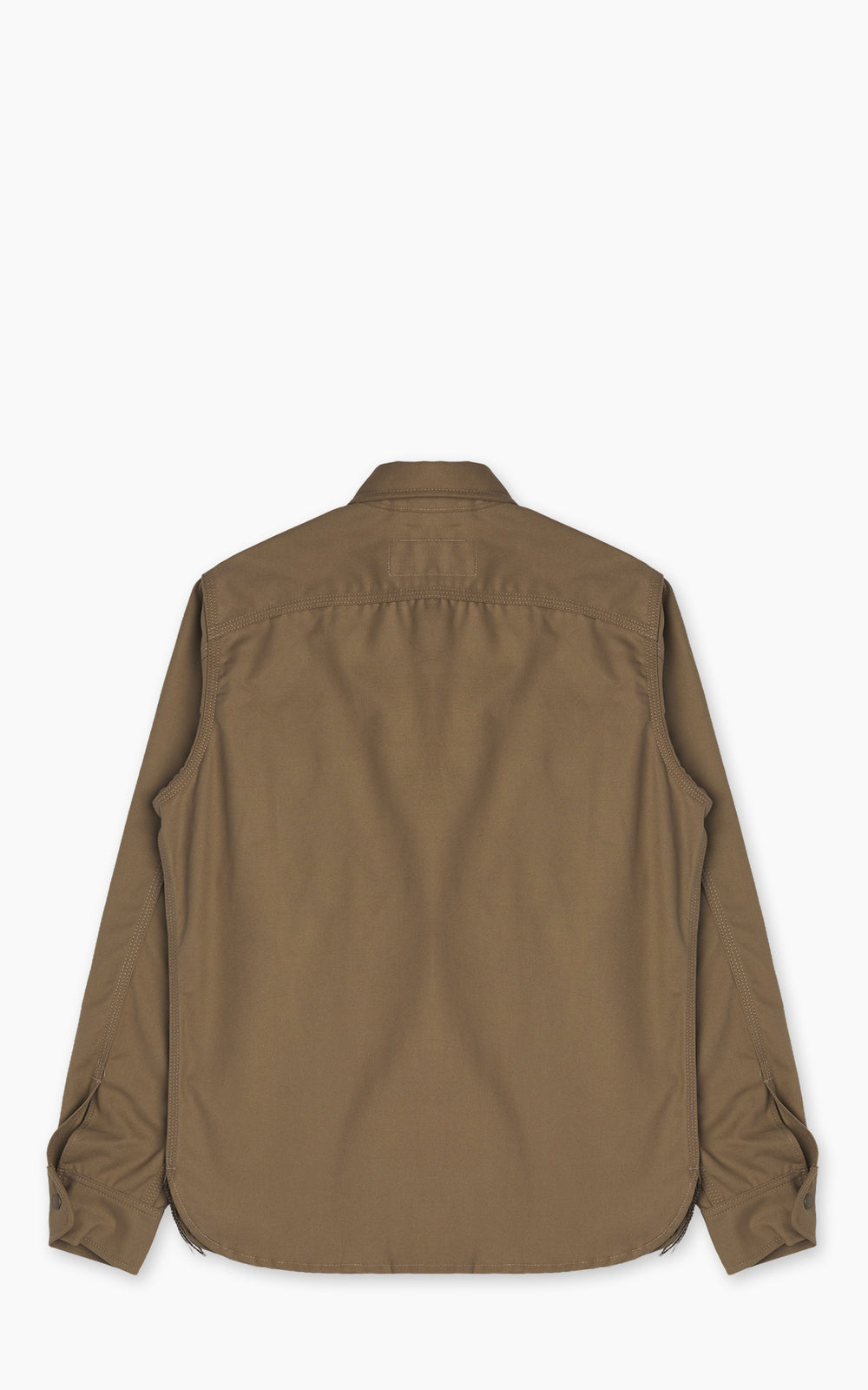 Rogue Territory Work Shirt Selvedge Canvas Dyed Khaki