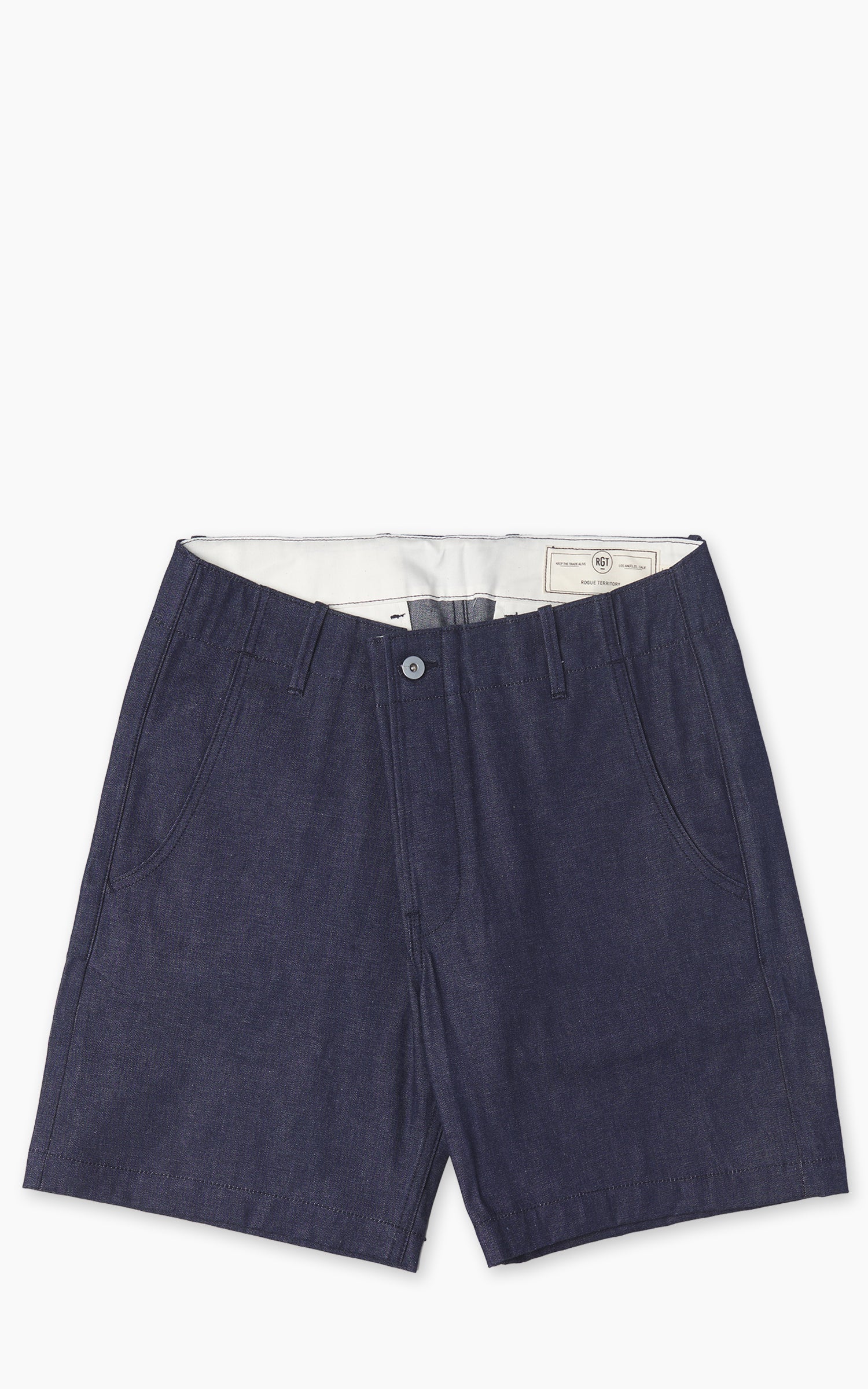 Rogue Territory Infantry Shorts Denim Selvedge Indigo 11oz