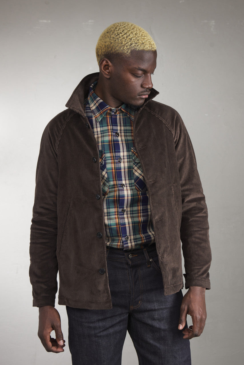 Rogue Territory Peacoat Corduroy Brown