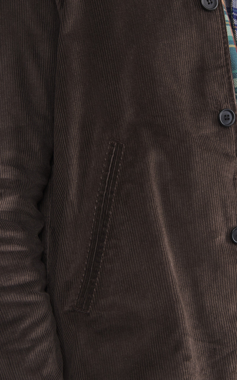 Rogue Territory Peacoat Corduroy Brown