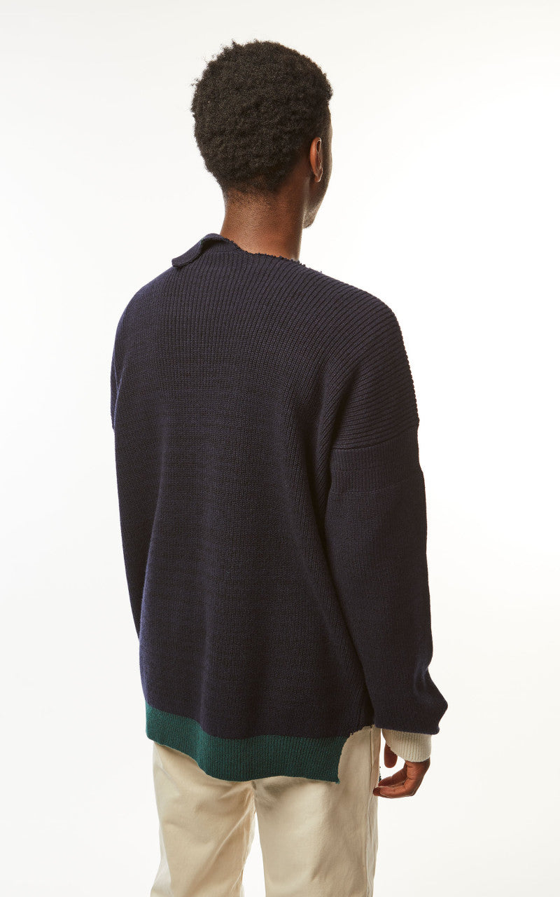 Marni Roundneck Knit Sweater Iris