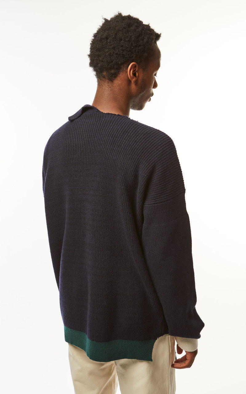 Marni Roundneck Knit Sweater Iris