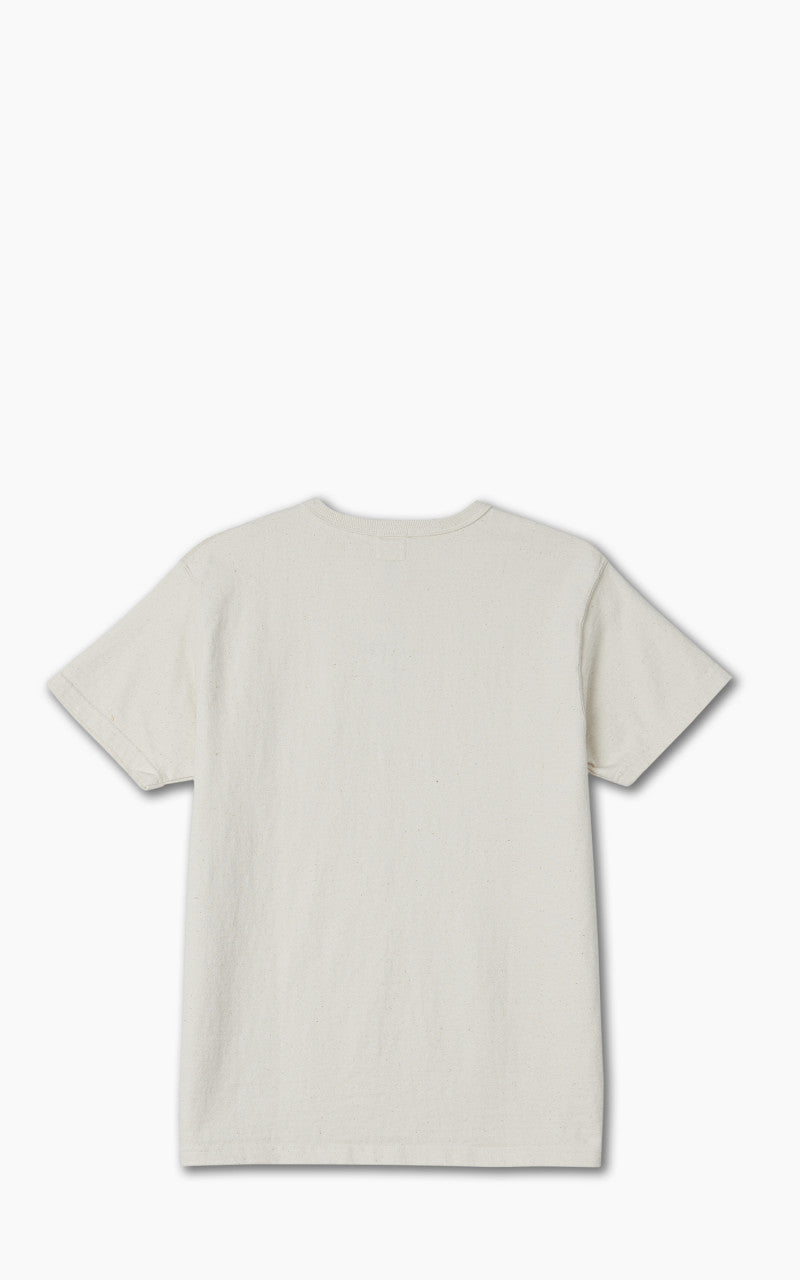 Samurai Jeans SJST-SC03 Japanese Cotton Made Pocket Tee Natural