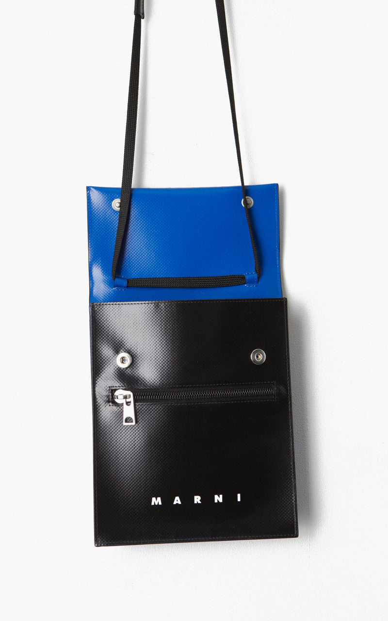 Marni Pouch On Strap Bag Royal/Black