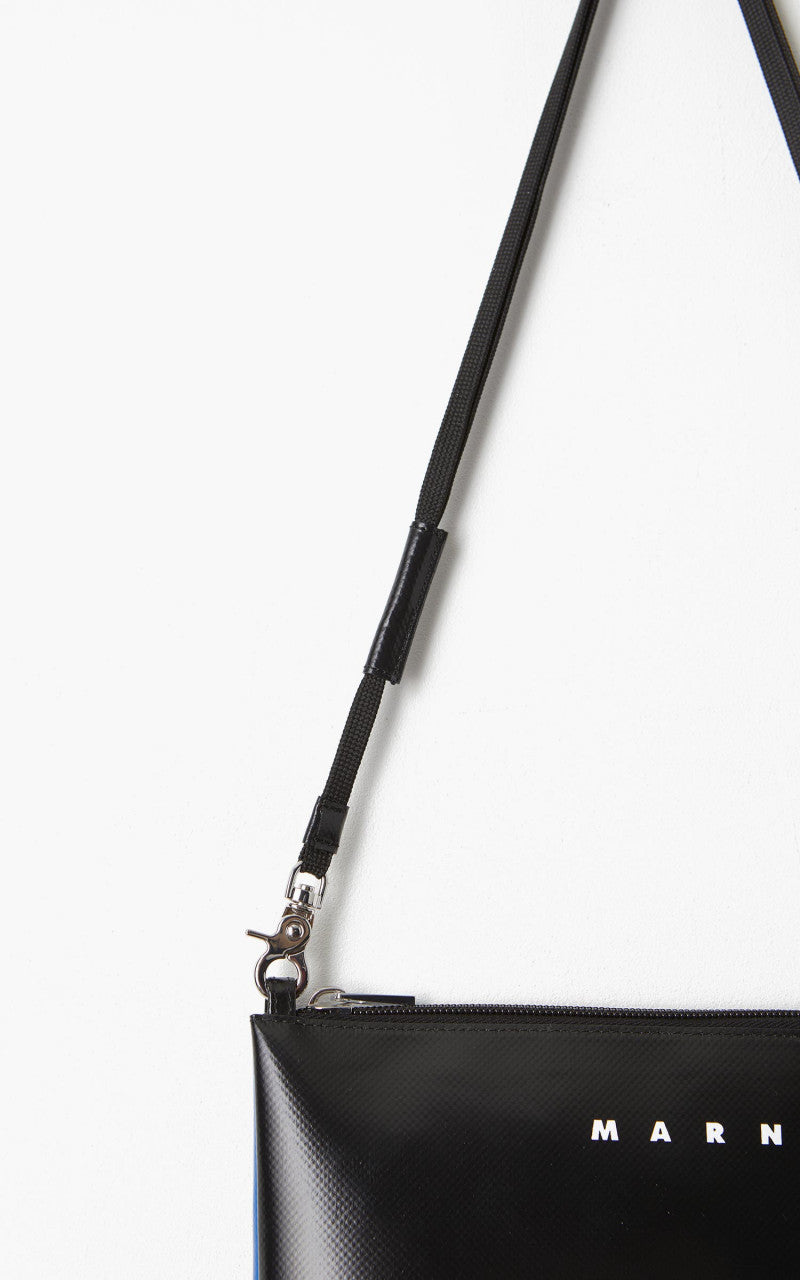 Marni Crossbody Pochette Bag Royal/Black