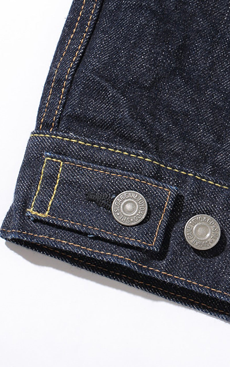Sugar Cane SC11953 Type-2 Denim Jacket 1953 Model One Wash Indigo