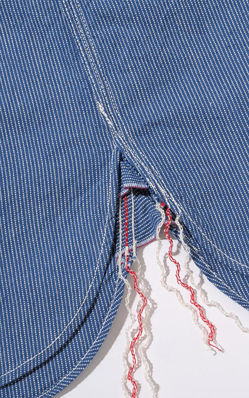Sugar Cane SC25511 Jean Cord Work Shirt Navy