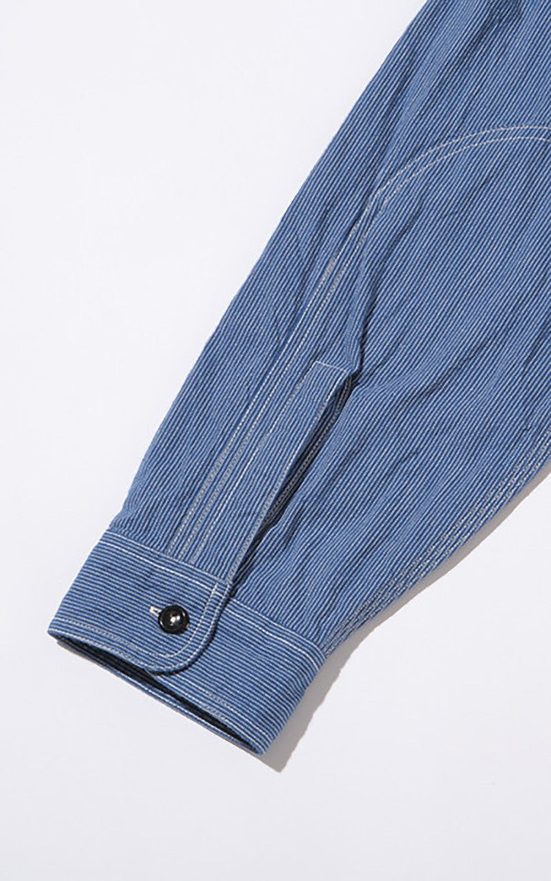 Sugar Cane SC25511 Jean Cord Work Shirt Navy